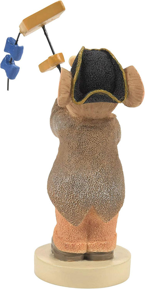 Enesco Tails with Heart Americana Benjamin Franklin Mouse Figurine, 2.99 Inch, Multicolor