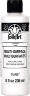 FolkArt Multi-Surface Acrylic Craft Paint, 8 oz, Pearl White
