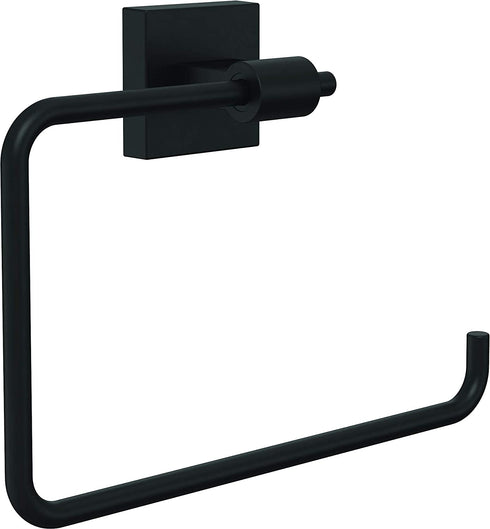 Franklin Brass Maxted Towel Ring, Matte Black, Bathroom Accessories, MAX46-FB 7.87 x 2.15 x 6.04 Inches