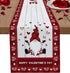 Valentine's Day Cute Gnome 90 Inches Long Table Runner for Dining Room, Rustic Wood Cotton Linen Tablecloth Runners, Farmhouse Table Setting Decor for Wedding Party Holiday Home, Machine Washable.