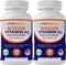 2 Pack - Vitamatic Vitamin D3 50,000 IU (as Cholecalciferol), Once Weekly Dose, 1250 mcg, 60 Veggie Capsules 1 Year Supply, Progressive Formula Helping Vitamin D Deficiencies (Total 120 Veg Capsules)
