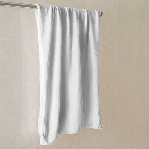 Trendy Beautiful Couple Flamingo with Santa's Hat Christmas Decor Soft Guest Large Home Hand Towels Multipurpose for Bathroom, Hotel, Gym and Spa (27.5"X17.5",White)