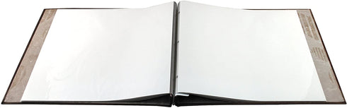 MCS MBI 12.5x13.5 Inch "Family is a Little World Created by Love" Scrapbook Album with 12x12 Inch Pages with Photo Opening, Brown (860080)