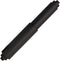 Black Toilet Paper Roller - Extra Long 7 inches Length - Toilet Paper Holder Roller Replacement- Plastic Toilet Paper Holder Replacement Rod - Toilet Paper Holder Spring Loaded fits Extra Large Tissue Rolls