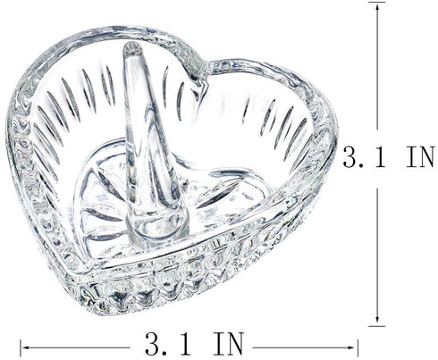 H&D Crystal Ring Holder Dish