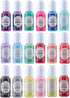 Miraclekoo 18 Colors Epoxy UV Resin Pigment Opaque Liquid Epoxy UV Resin Dye Resin Colorant, 0.35oz Each