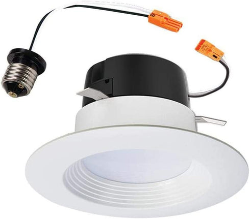 Halo LT460WH6950R LT 4 in. White Integrated Ceiling Light Retrofit 5000K Daylight LED Recessed Trim, 4 inch
