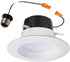 Halo LT460WH6950R LT 4 in. White Integrated Ceiling Light Retrofit 5000K Daylight LED Recessed Trim, 4 inch