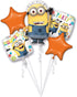 Amscan 3614901 Set Despicable Me Minions Foil Balloon