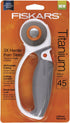 Fiskars 01-005874 Titanium Softgrip Comfort Loop Handle Rotary Cutter, 45mm, Gray
