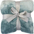 Allgala 60x45 Super Soft Flannel Plush Light Weight Throw Blanket-Teal/Mint Green-BLK82303