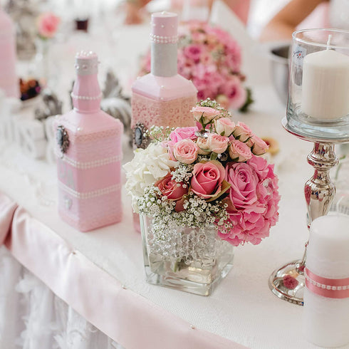 Bymore 60000 Clear Water Gel Jelly Beads Vase Filler Beads,Vase Fillers for Floating Pearls, Floating Candle Making, Wedding Centerpiece, Floral Arrangement (Transparent)