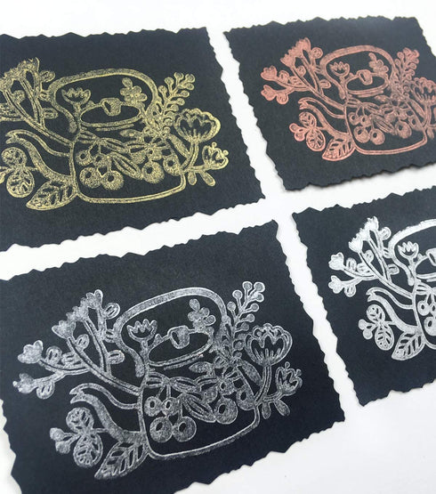 Tsukineko 4-Pack Brilliance Dew Drop Inkpads, Planetarium