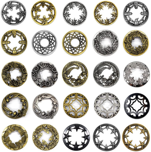 Hion Candle Toppers Scented Candles Cover, Leaf Pine Candle Topper Shade Sleeves for Candle Jars,Candles Gifts for Women Candle Accessories Jar Candle Lid-Help Jar Candles Melt Evenly Phoenix (Golden)