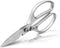 WAK 8.5" Kitchen Shears, Multi Functional Kitchen Scissors Heavy Duty, Professional Stainless Steel Scissors for Kitchen, Easily Cut Poultry, Chicken Bone, Meat, Fish, Bottle Opener