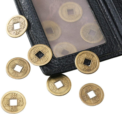 Boao Chinese New Year Feng Shui Coins Good Luck Fortune Coin I-Ching Coins for Health and Wealth(200, 0.8 Inch)