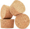 Size #34 Large Tapered Cork Plugs (2.49 x 2.22 x 1.47 In, 4 Pack)