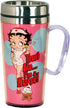 Spoontiques - Insulated Travel Mug - Betty Boop Nurse Coffee Cup - Coffee Lovers Gift - Funny Coffee Mug - 15 oz - Pink