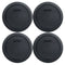 Pyrex 7201-PC 4 Cup Round Storage Cover for Glass Bowls (4, Black) (FBA_7201-PC)