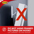 Command Medium Matte Black Decorative Hook, 2-Hooks, 4-Strips Per Pack, Decorate Damage-Free