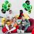 Video Game Party Balloons Set Game Birthday Party Balloons Game Theme Balloons Decorations Gaming Black Green Latex Balloons for Teens Player Birthday Party Supplies, 36 Pieces (Green)