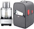 Luxja Food Processor Cover for Cuisinart and Hamilton Beach 11-14 Cup Processor, Food Processor Dust Cover with Accessories Pockets, Gray