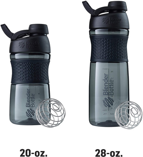 BlenderBottle SportMixer Shaker Bottle Perfect for Protein Shakes and Pre Workout, 28-Ounce, Rose