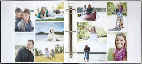 MCS MBI Library Collection 400 Pocket 4x6 Photo Album in Blue