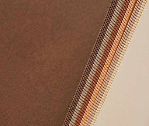 Mi-Teintes Pastel Pad, Earth Tones, 12"X16" Fold Over