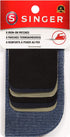 SINGER 00096 Iron-On Patches Combo, Repair Kit for Jeans and Pants, 8-Count