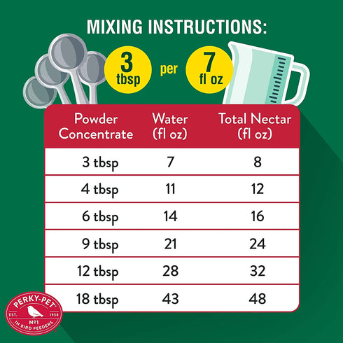 Perky-Pet 244SFB Hummingbird Original Instant Nectar, 2 lb