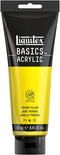 Liquitex 4385410 BASICS Acrylic Paint, 8.45-oz tube, Primary Yellow