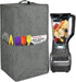 Blender Dust Cover with Accessory Pocket Compatible with Ninja Foodi, Waterproof,Easy Clean,Grey