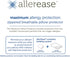 AllerEase Maximum Allergy Pillow Protector, 4 Pack, White 4 Count