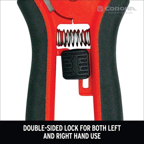 Corona FS 4120 Hydroponic Micro Snip Scissors for Gardening, Landscaping Herbs, Flowers and seedlings, 6-Inch, Red