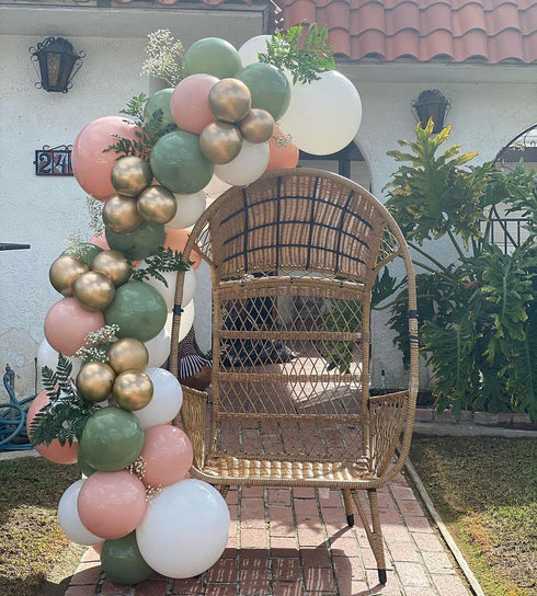 Chrome Gold Balloons 12 Inch 50 Pcs Baby Shower Party Balloons Happy Birthday Decoration Balloons Gold Helium Balloons