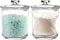 Youngever 2 Pack 15 Ounce Clear Plastic Apothecary Jars, Qtip Holder, Cotton Swab Holder, Bathroom Vanity Organizer for Cotton Balls, Cotton Swab, Qtips