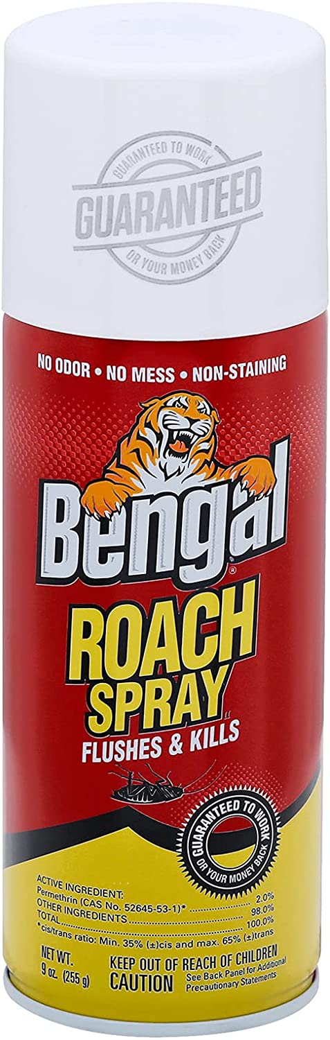 Bengal Roach Spray €“ Bug Spray for DIY Cockroach Removal €“ No Mess, No Odor Bug Spray €“ House Insect Killer €“ Indoor Cockroach Spray, 9oz