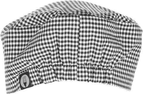 Chef Works unisex adult Chef Beanie apparel accessories, Chalk Stripe, One Size US