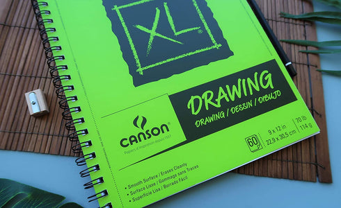 Canson XL Series Drawing, 9" x 12", Green