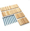 ReplacementScrews Hardware Kit for IKEA KALLAX 5 x 5 Shelf Unit 703.015.42 - All Screws (104321) and Dowels (101339)