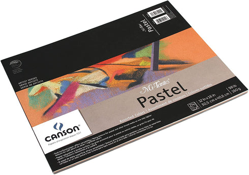 Canson Drawing Pad Mi-Teintes, 12"X16", Colors May Vary