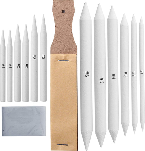 Mr. Pen- Blending Stump, 13 Pack with Art Eraser, Blending Stumps for Drawing, Shading Pencils for Sketching, Blending Pencil, Blending Sticks for Drawing, Blending Tool, Blending Tools for Drawing