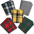 20 Pieces Iron-on Plaid Patches Buffalo Fabric Plaid Patches Heat Transfer Vinyl Plaid Patches Plaid Iron on Repair Patch for Christmas Clothing Jeans Repair Decor, 5 Styles