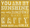 MCS MBI 13.5x12.5 Inch Expressions Collection Scrapbook Album with 12x12 Inch Pages, "You Are My Sunshine" (860081)