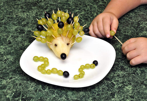 Makerstep 100% Natural Bamboo Toothpicks 1000 Pieces, Sturdy Cocktail Safe Large Round Storage Box Party Appetizer Olive Barbecue Fruit Teeth Cleaning Art Crafts