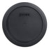 Pyrex 7201-PC 4 Cup Round Storage Cover for Glass Bowls (4, Black) (FBA_7201-PC)
