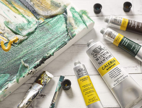 Winsor & Newton Galeria Acrylic Paint, 2 Fl Oz (Pack of 1), Cadmium Yellow Medium Hue