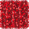 WILLBOND 26.2 Feet Heart Tinsel Garland Valentines Metallic Tinsel Twist Garland Shiny Hanging Decoration for Valentines Tree Wreath Wedding Party Supplies (Red)