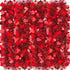 WILLBOND 26.2 Feet Heart Tinsel Garland Valentines Metallic Tinsel Twist Garland Shiny Hanging Decoration for Valentines Tree Wreath Wedding Party Supplies (Red)